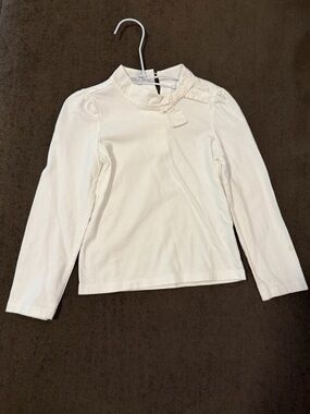Janie and Jack White Knit Crew Top